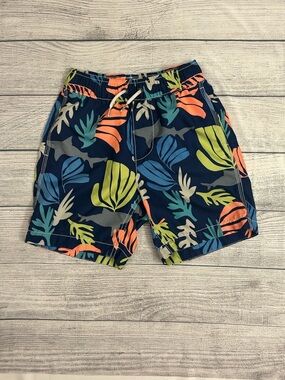 Gap Kids tropical swim trunks size M/8 boys